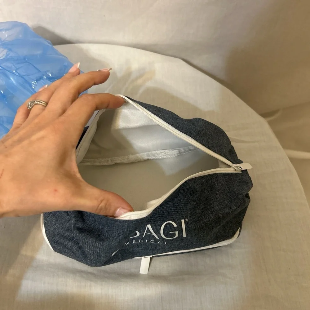 Obagi Blue Travel Toiletry Bag with White Trim